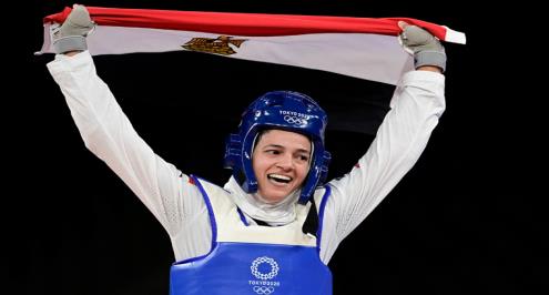 "استادات" تهنيء هداية ملاك وسيف عيسى بالميدالية البرونزية في طوكيو